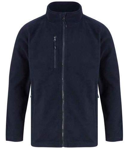 Henbury Recycled Polyester Micro Fleece Jacket - NAV - XXL